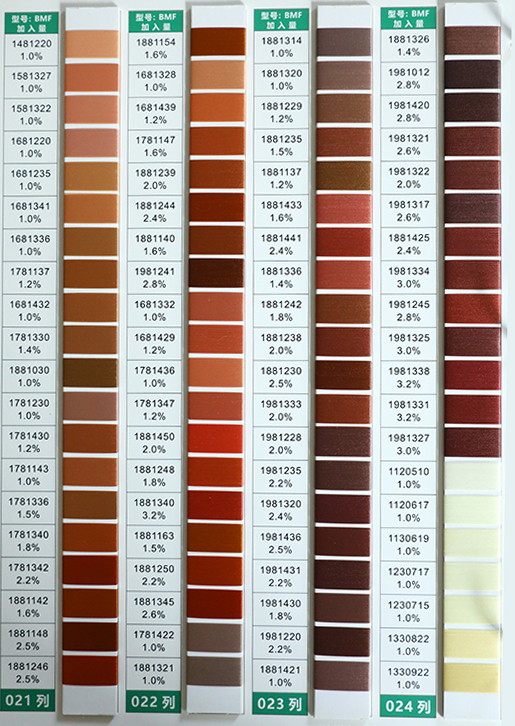 POY Color Card